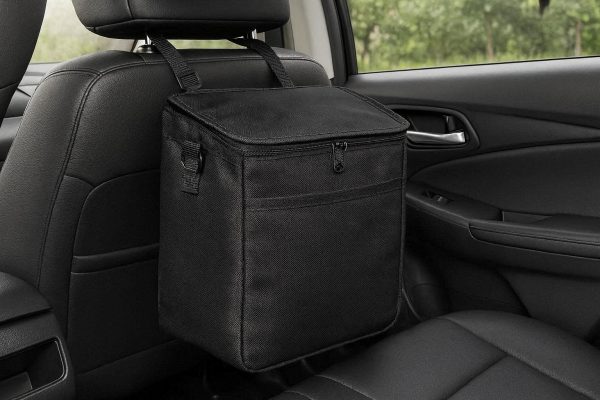Heavy Duty Oxford Car Trash Bags Washable Reuseable Garbage Holder Backseat Hanging Organizer For SUV Truck Sedan